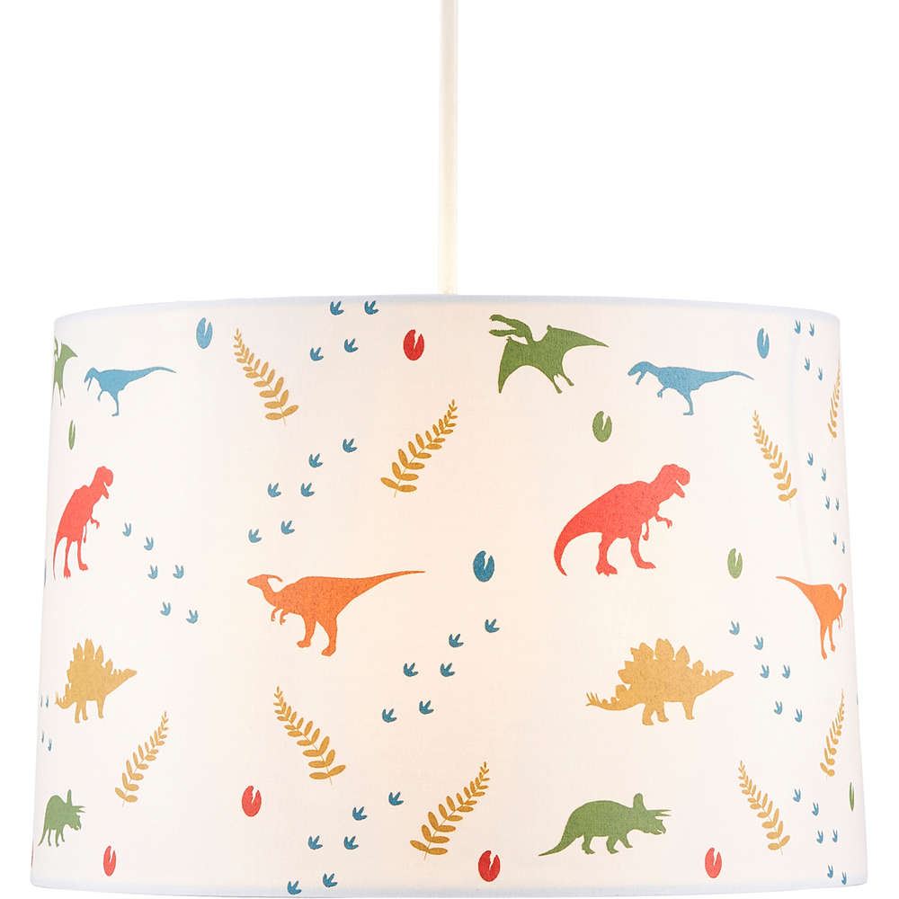 Glow Easyfit White Glow in the Dark Jurassic Pendant Shade Image 3