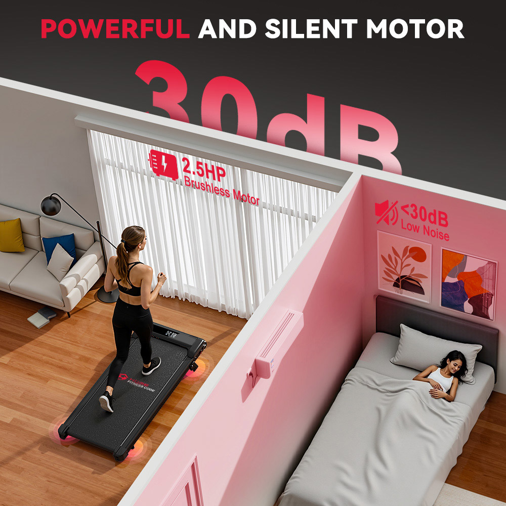 Rattrix Z3 Black Manual Incline Treadmill Image 2