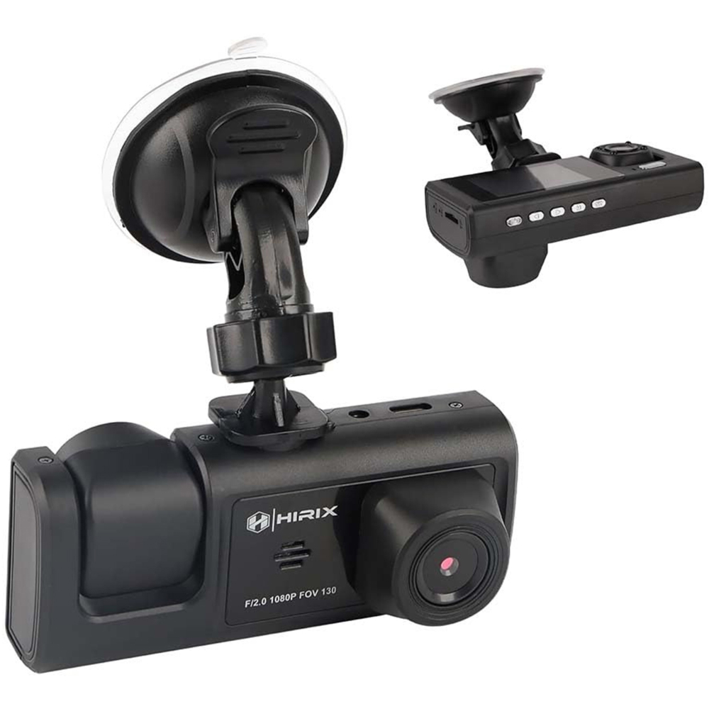 Alivio 1080p Full HD Night Vision Front and Rear Dual Dash Camera with G-sensor Image 2