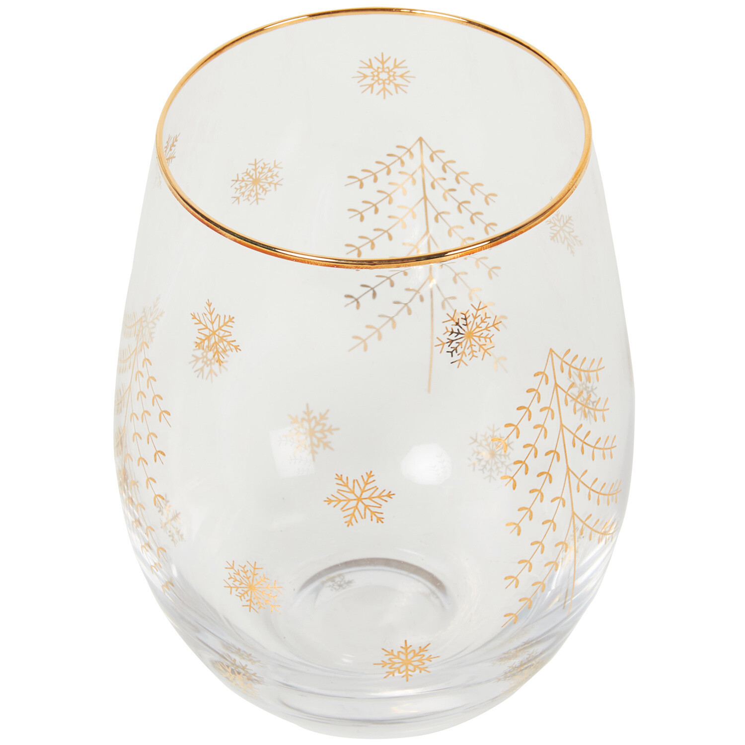 Christmas Tree Tumbler 530ml - Gold Image 3