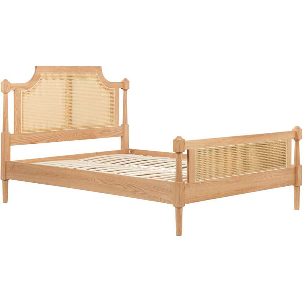 Birlea Geneva Double Rattan Bed Image 2