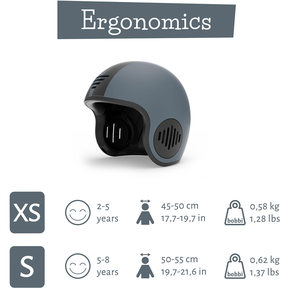 Chillafish Bobbi Extra Small Grey Helmet Image 8