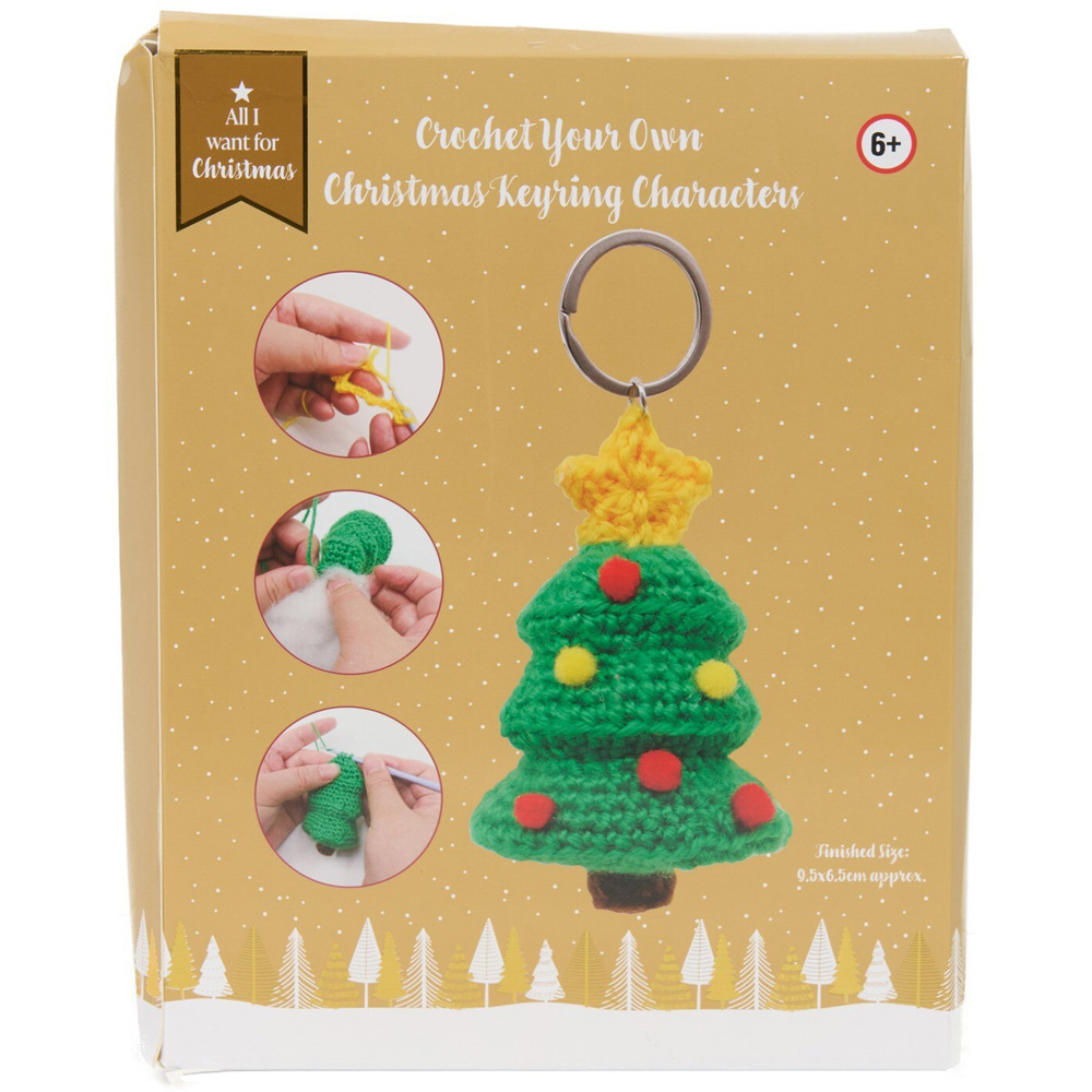 Crochet Your Own Christmas Keyring Characters Kit Image 7