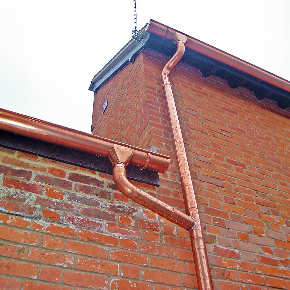 Metal Gutta Copper Downpipe 2 Pack Image 5