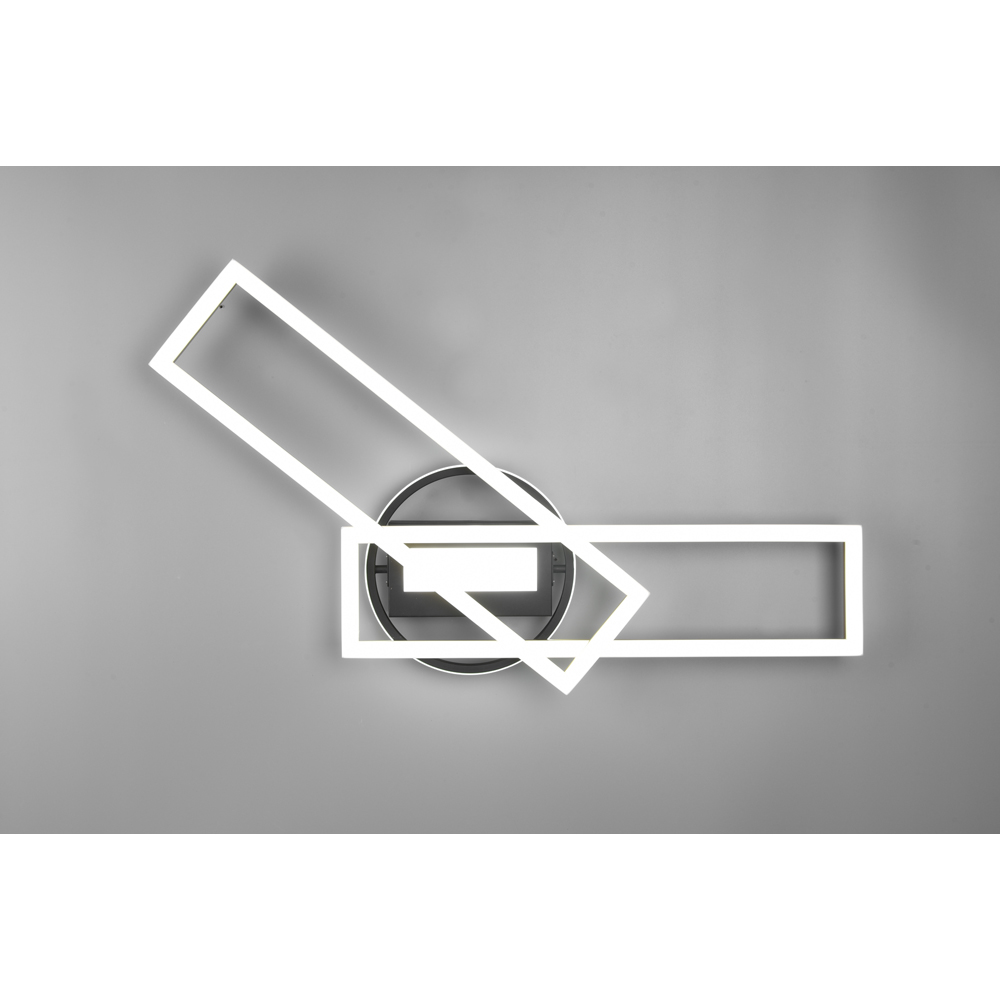 TRIO Twister Brass Matt Integrated LED Ceiling Light Image 9