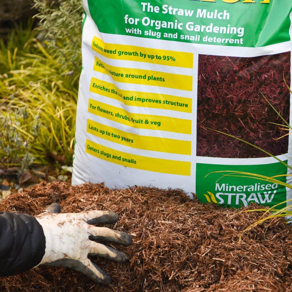 Thompson and Morgan Strulch Mineralised Straw Mulch 100L Image 3