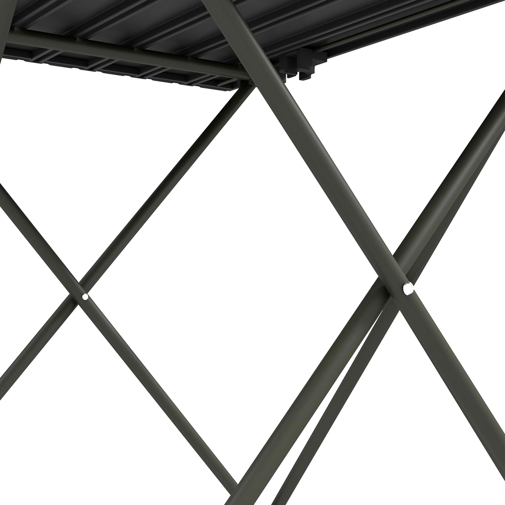 Outsunny 2ft Black Foldable Camping Table with Bag Image 4