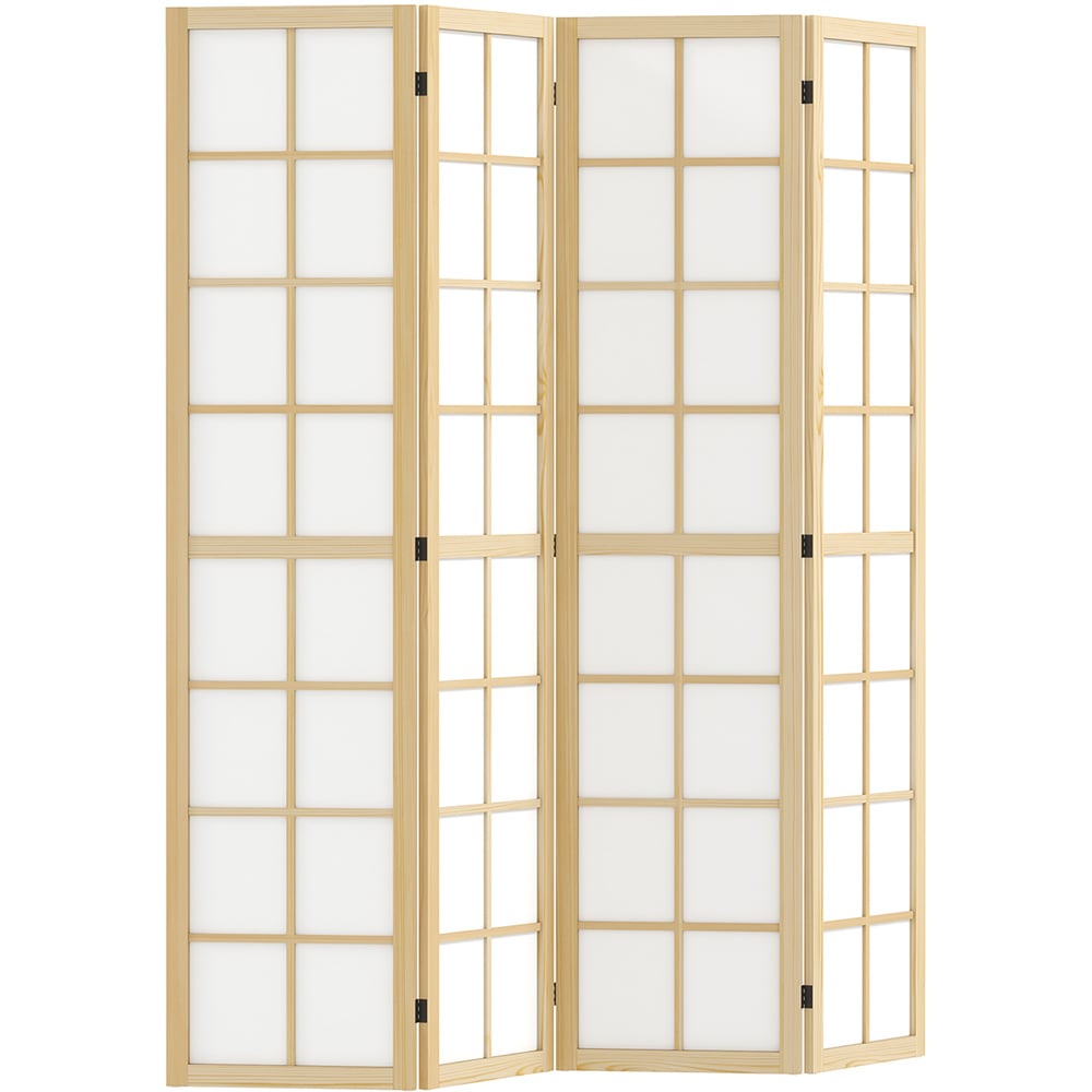 Portland 4 Panel Privacy Screen Protector 160 x 170cm Image 1