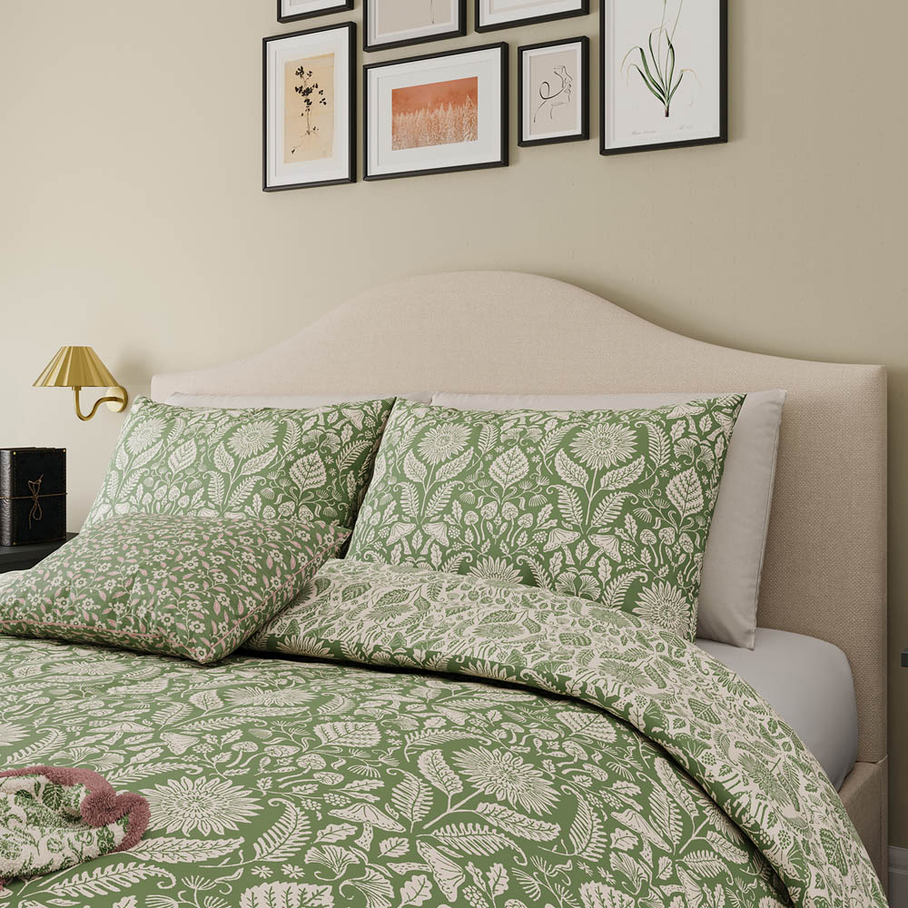 Helena Springfield Double Green Sunflowers Duvet Set Image 3