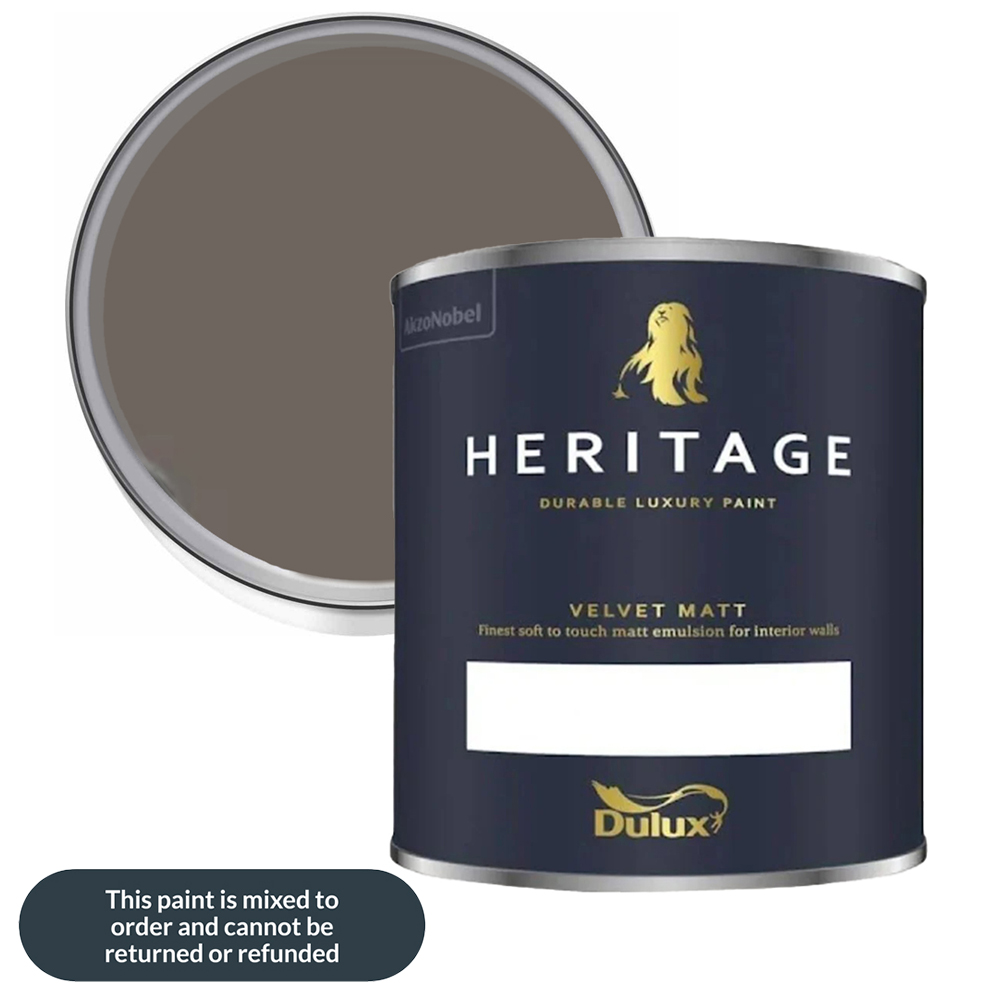 Dulux Heritage Walls and Ceilings Wooded Walk Velvet Matt Emulsion Paint 1L Image 1