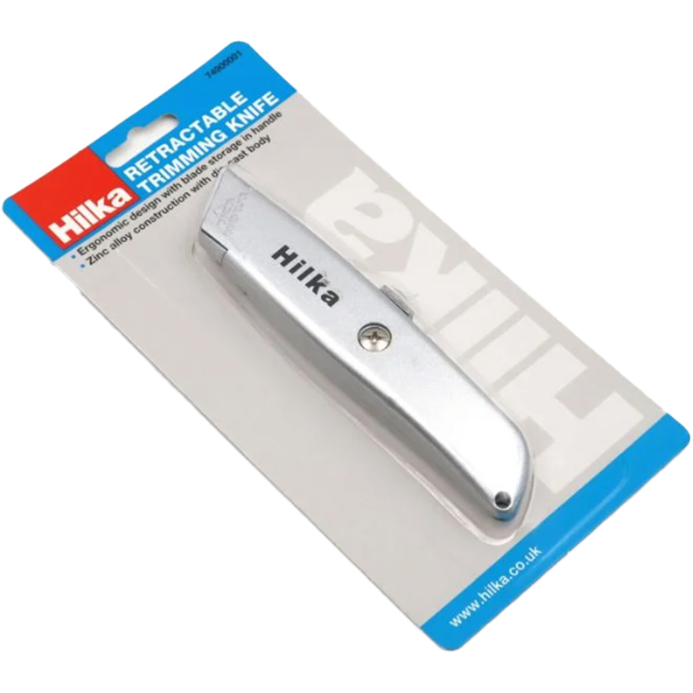 Hilka Retractable Trimming Knife Silver Image 4