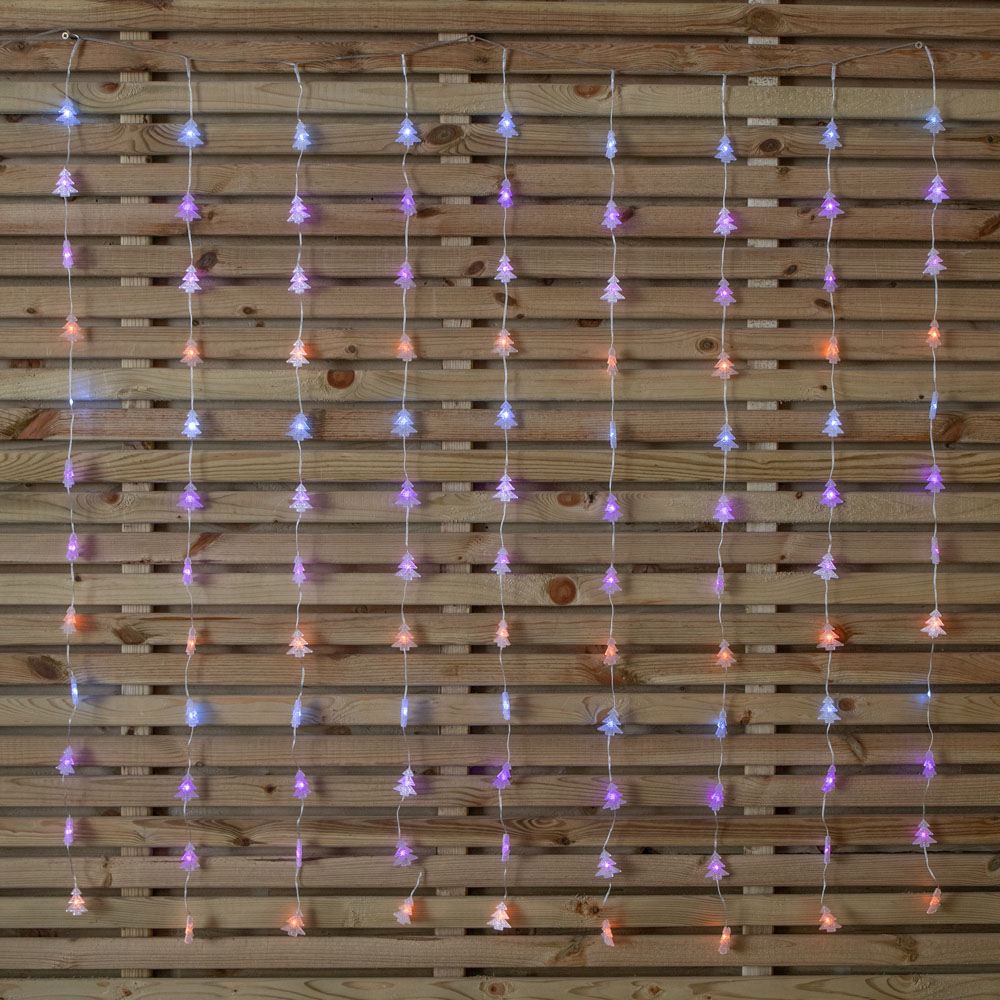 Samuel Alexander FlexiBrights 108 Rainbow LED Christmas Tree Curtain Lights 1.2 x 1.2m Image 9