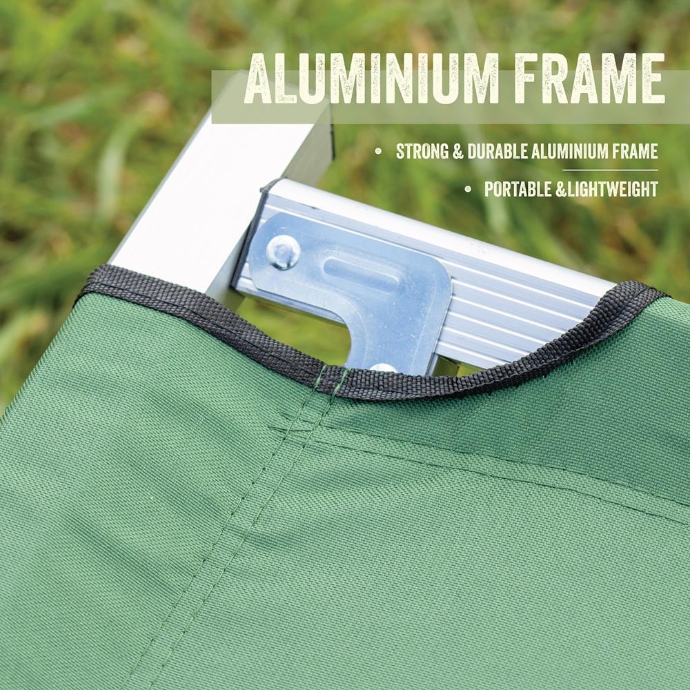 Milestone Camping Folding Camp Bed with Carry Bag Image 5