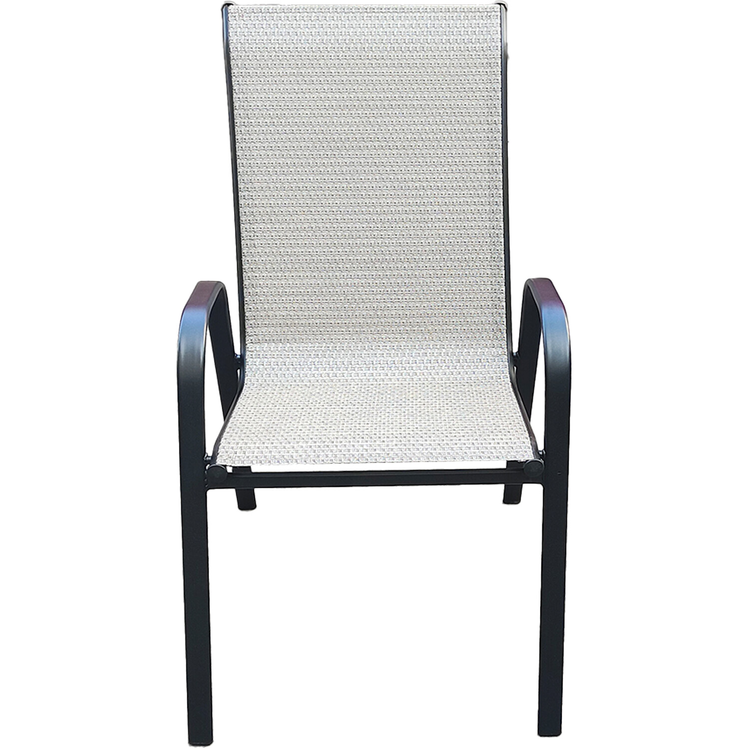 Rio Highback Stacking Chair Beige Image 1