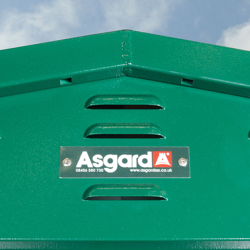 Asgard Flexistore 5 x 11ft Green Apex Garden Shed Image 7