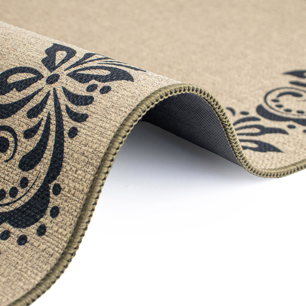 JVL Elegance Scroll Border Rubber Backed Door Runner 50 x 150cm Image 5