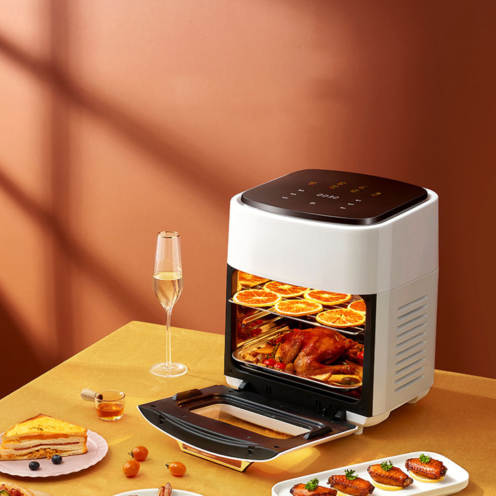 Living and Home DM0395 11L White Digital Air Fryer Oven 1400W Image 5