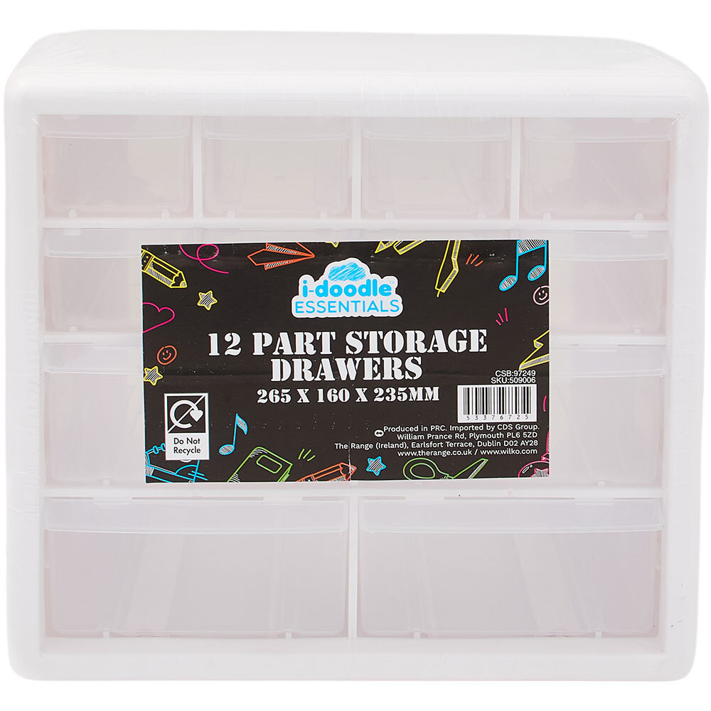 12 Part Storage Drawers Image 6