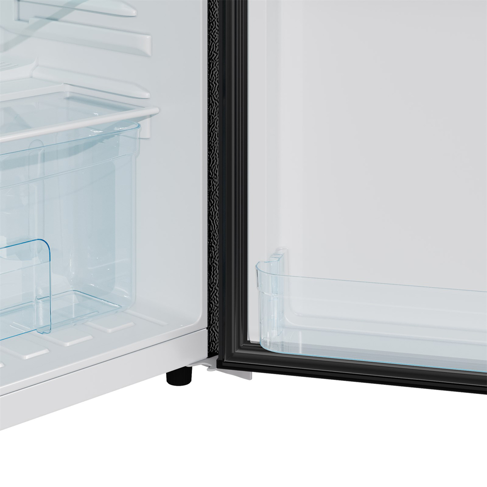 Airoa EK110058 Black 70L Freestanding Top Freezer Fridge with Dual Zones Image 3