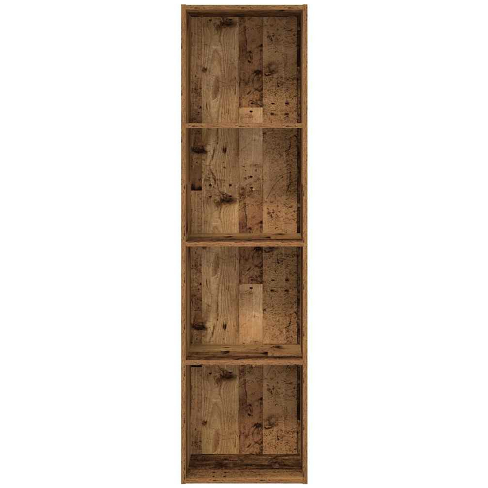 vidaXL 4 Shelf Old Wood Bookcase Image 5