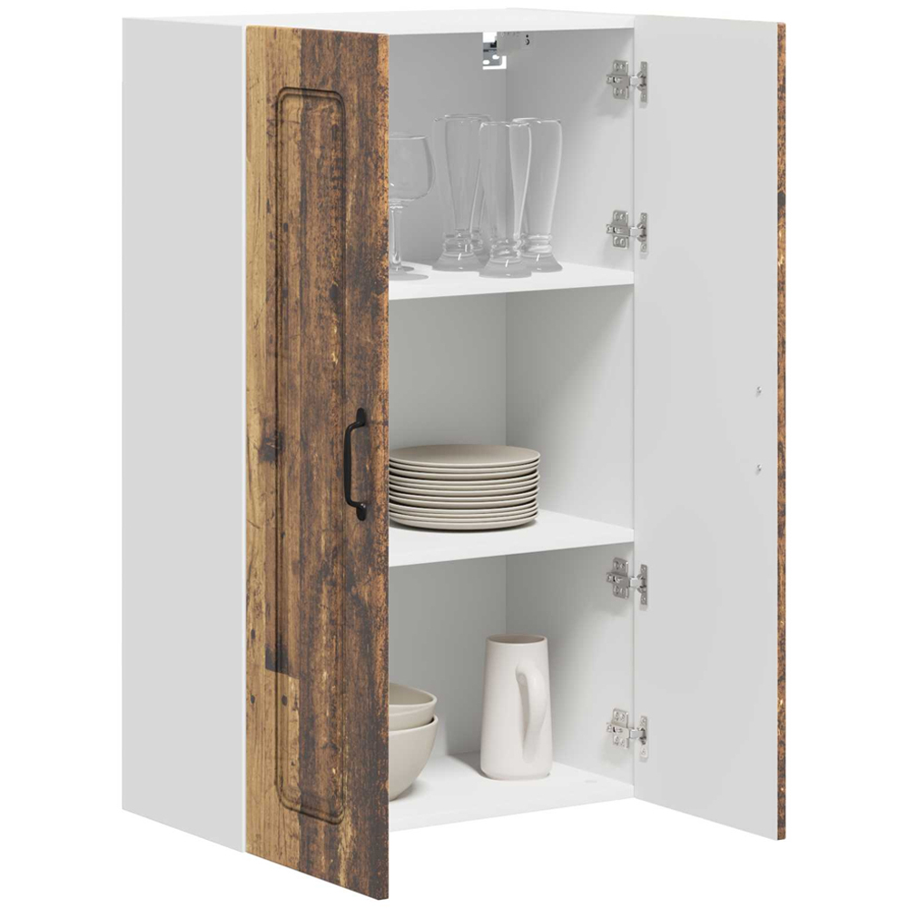 vidaXL 2 Door Old Wood Kitchen Wall Cabinet Image 3