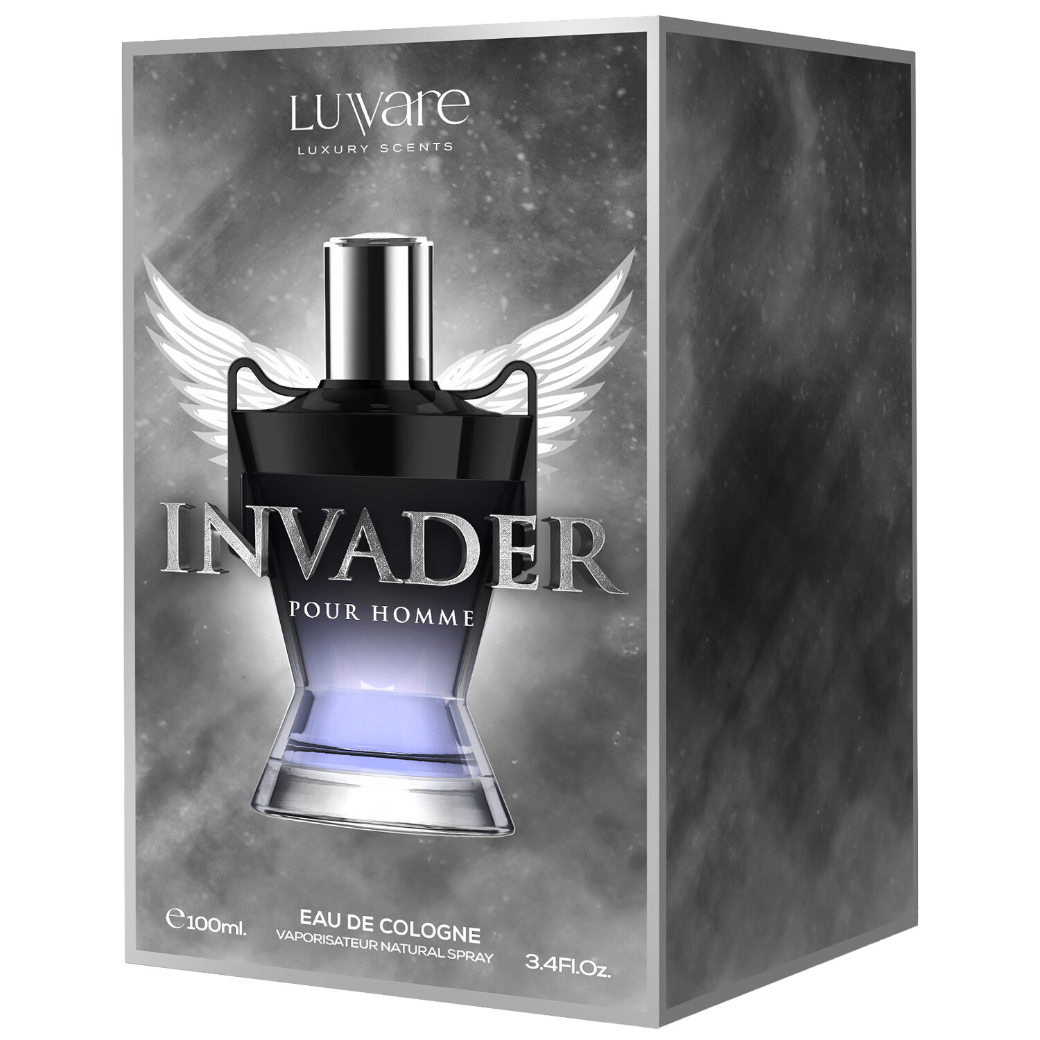 Luvare Invader Eau de Cologne 100ml Blue Image 1