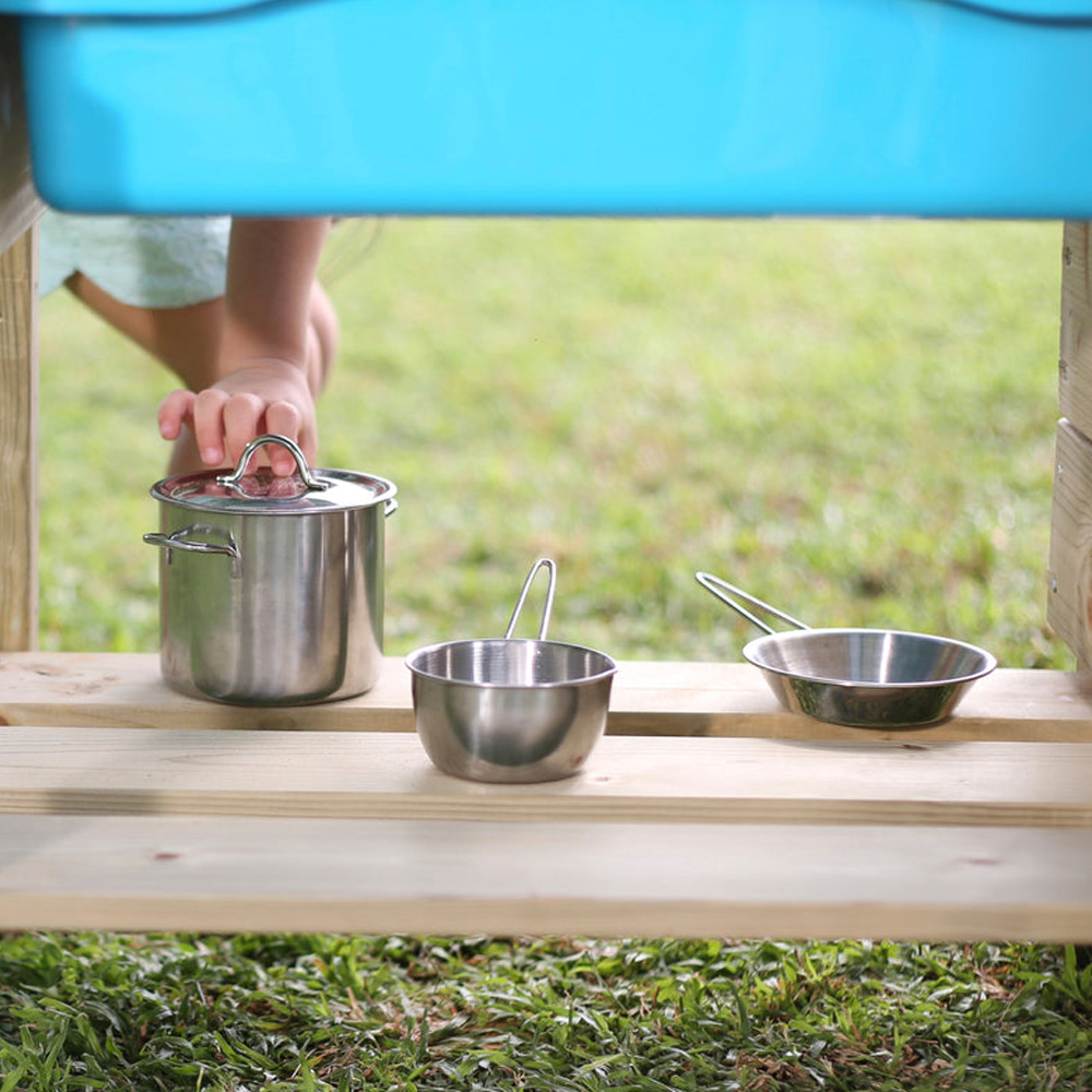 TP Deluxe Wooden Mud Kitchen Playset Image 3