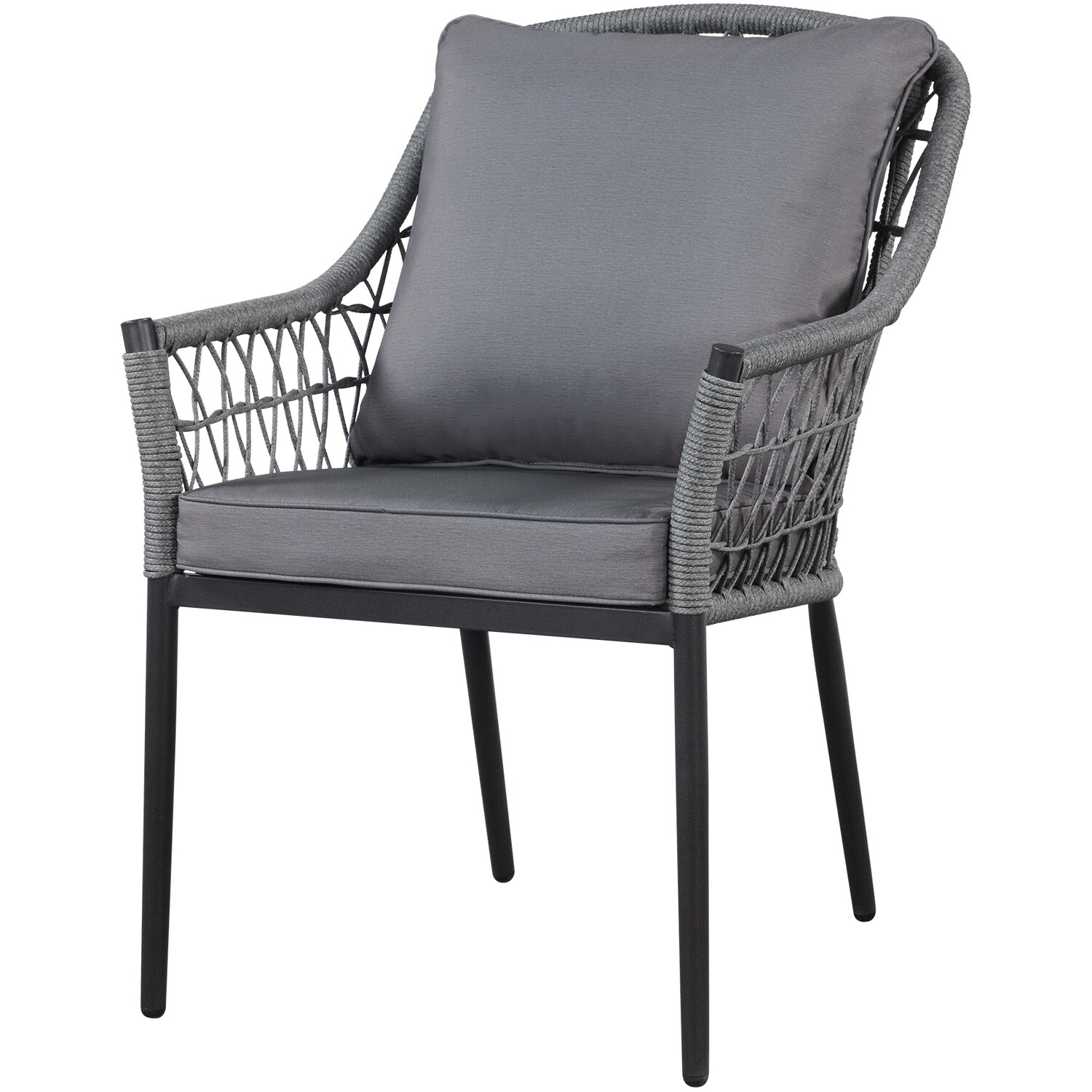 Malay Paradise 6 Seater Dining Set Grey Image 4