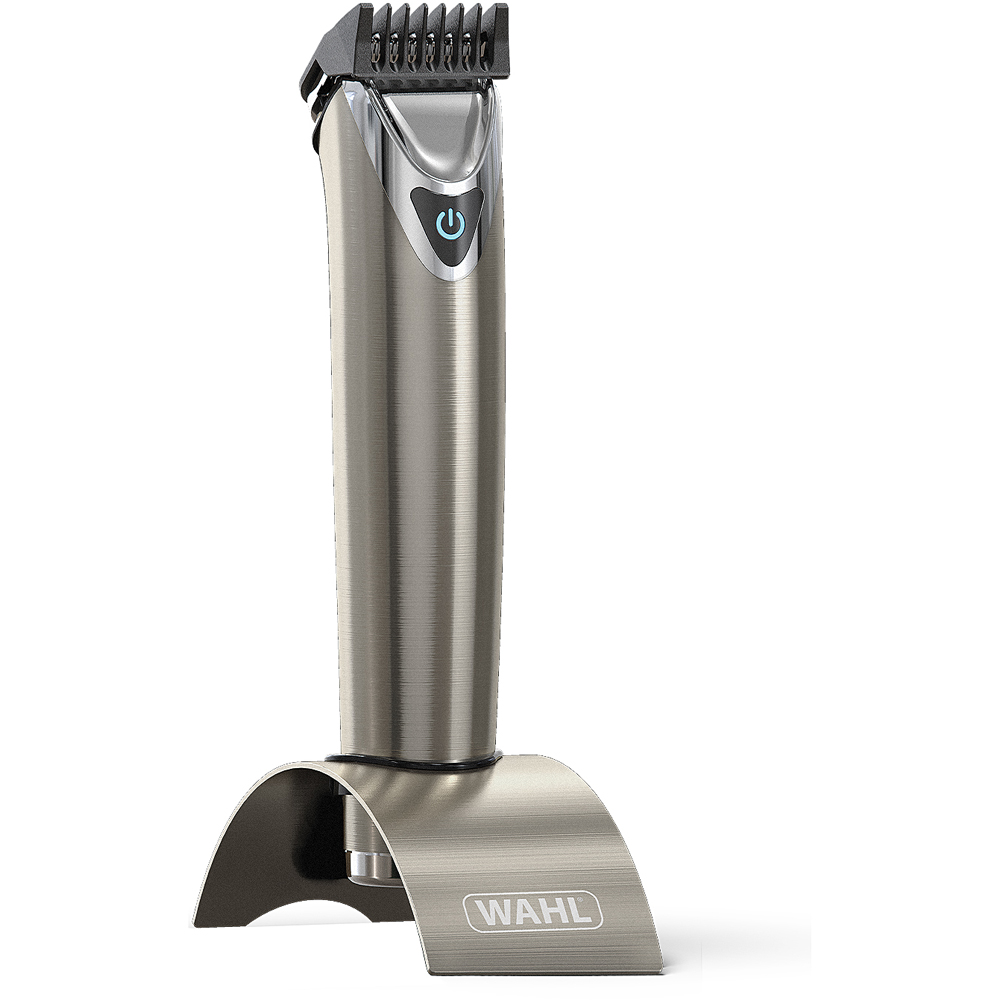 Wahl Stainless Steel Rechargeable Cordless Beard Trimmer Kit Image 4