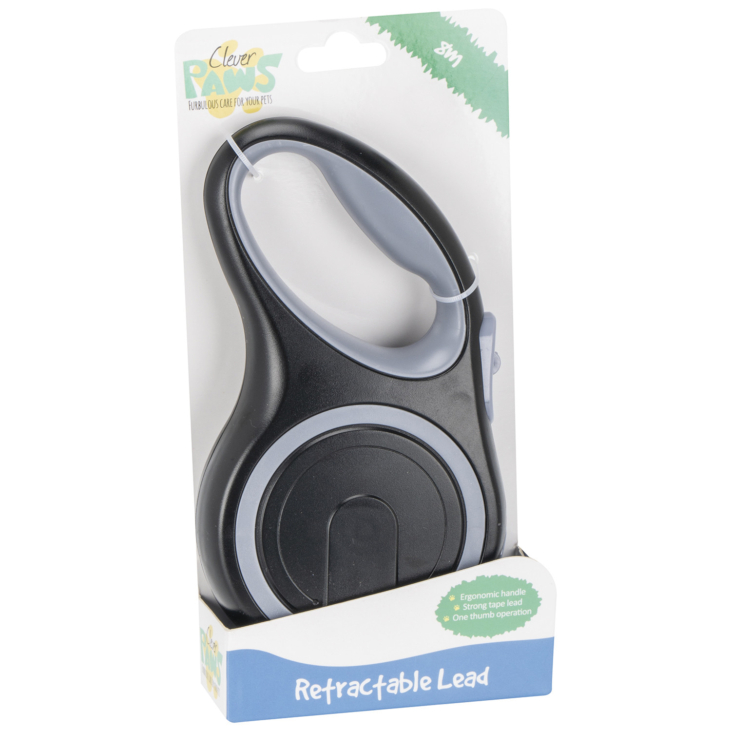 Retractable Lead 8m - Grey Image 2
