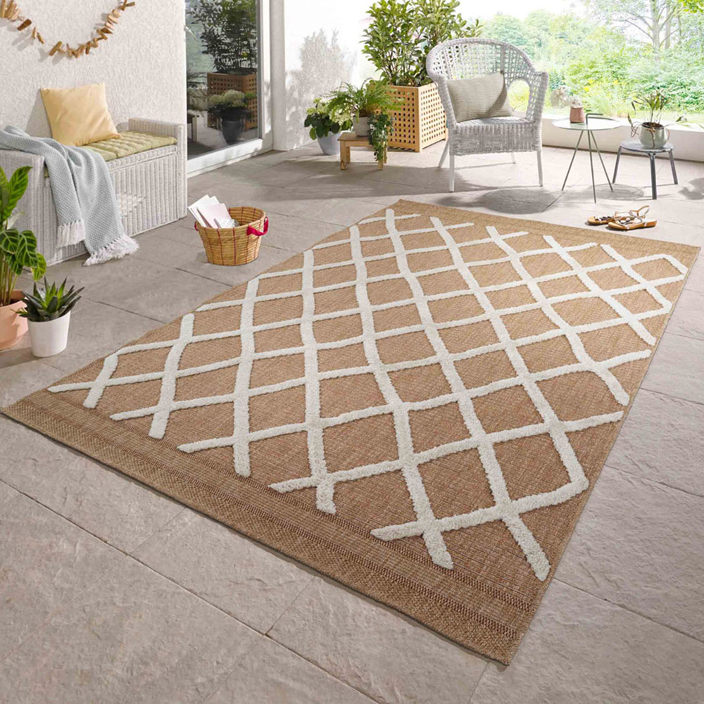 Desire Rugs Harper Cream Aztec Rug 120 x 170cm Image 2