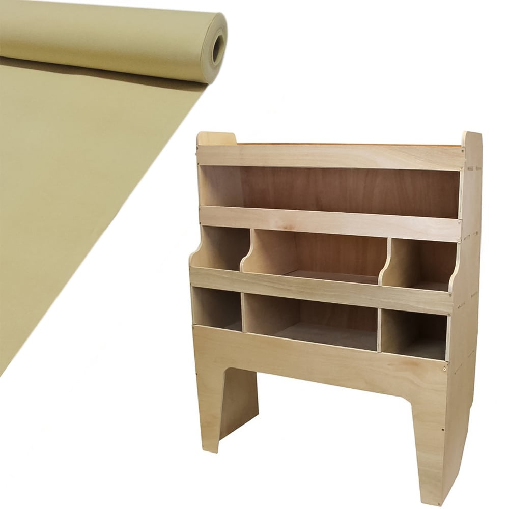 Monster Shop 11m2 Wheat Van Lining Glue and VW Transporter Rack Image 1