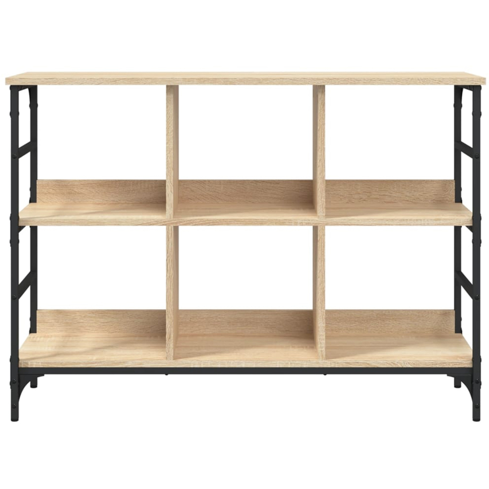 vidaXL 6 Shelf Sonoma Oak Sideboard Image 4