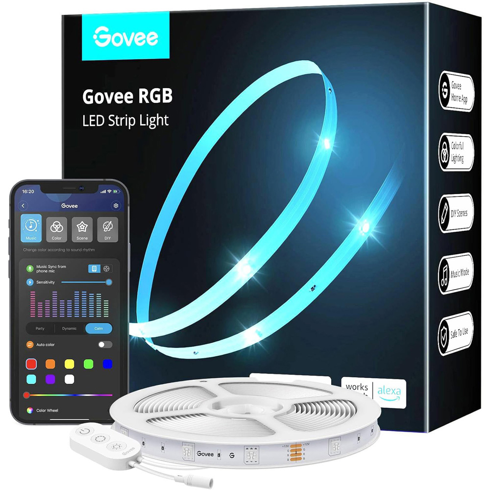 Govee RGB Smart LED Strip Light 5m Image 2