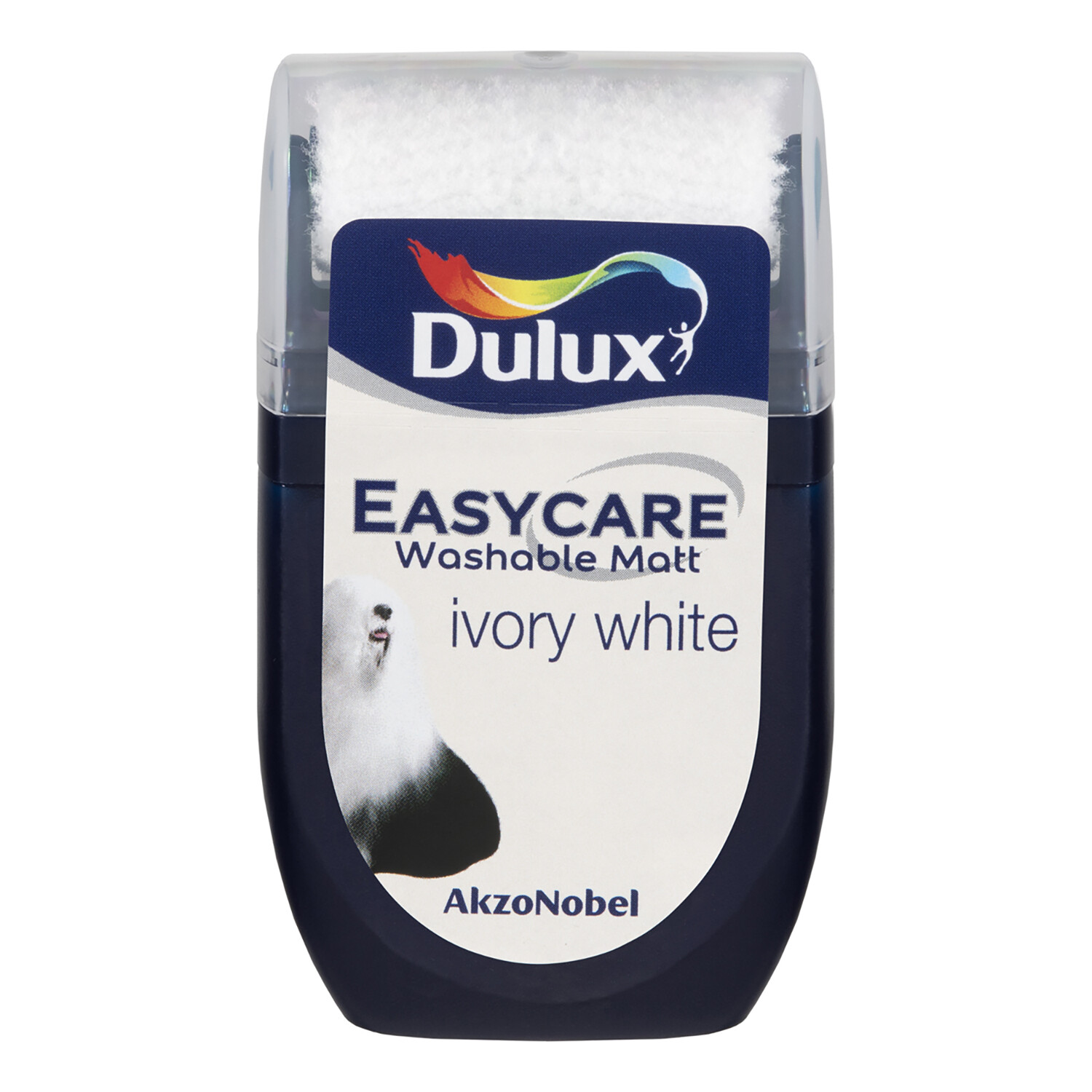 Dulux Easycare Washable Matt Tester - Ivory Image