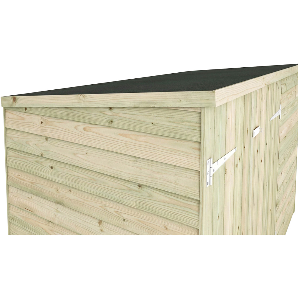 Mercia 3 x 6ft Overlap Pent Bike Storage Shed Image 6