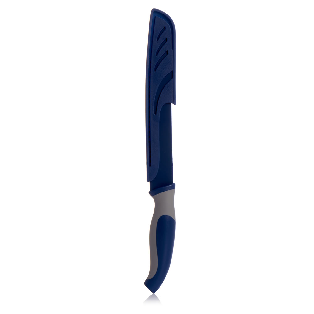Wilko Colour Play Blue Bread Knife Wilko