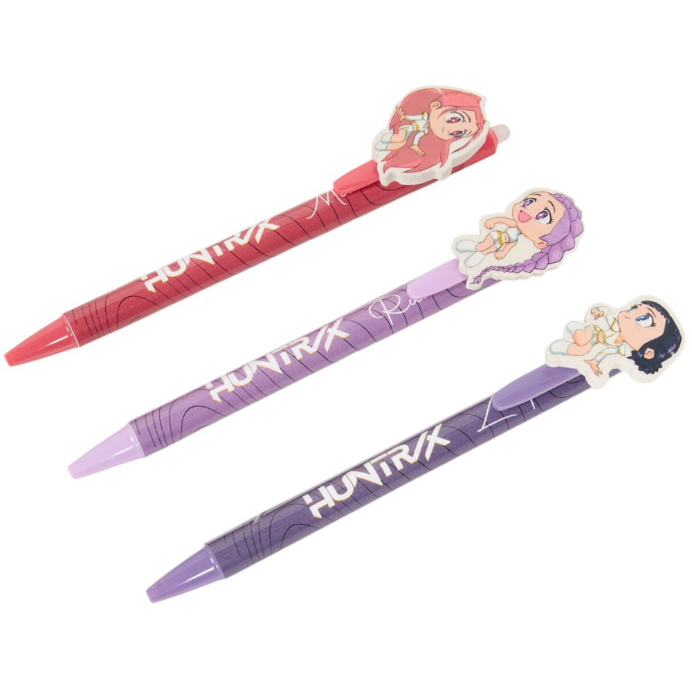 Pack of 3 K-Pop Demonhunters Erasable Gel Pens Image 2