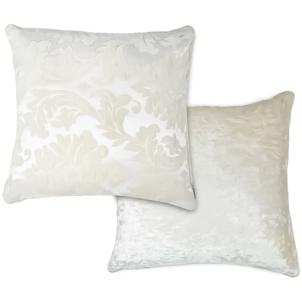 Serene Baroque Ivory Cushion Cover 43 x 43cm Image