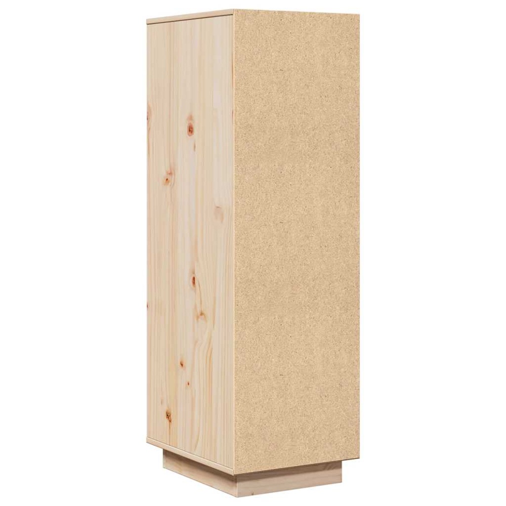 vidaXL 3 Door Natural Solid Pine Wood Highboard Image 7