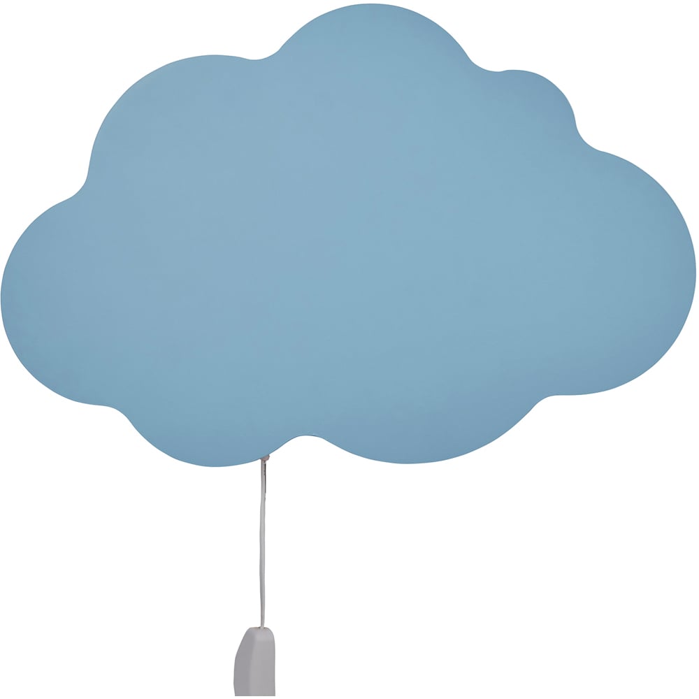 Glow Blue Cloud LED Wall Light Image 1
