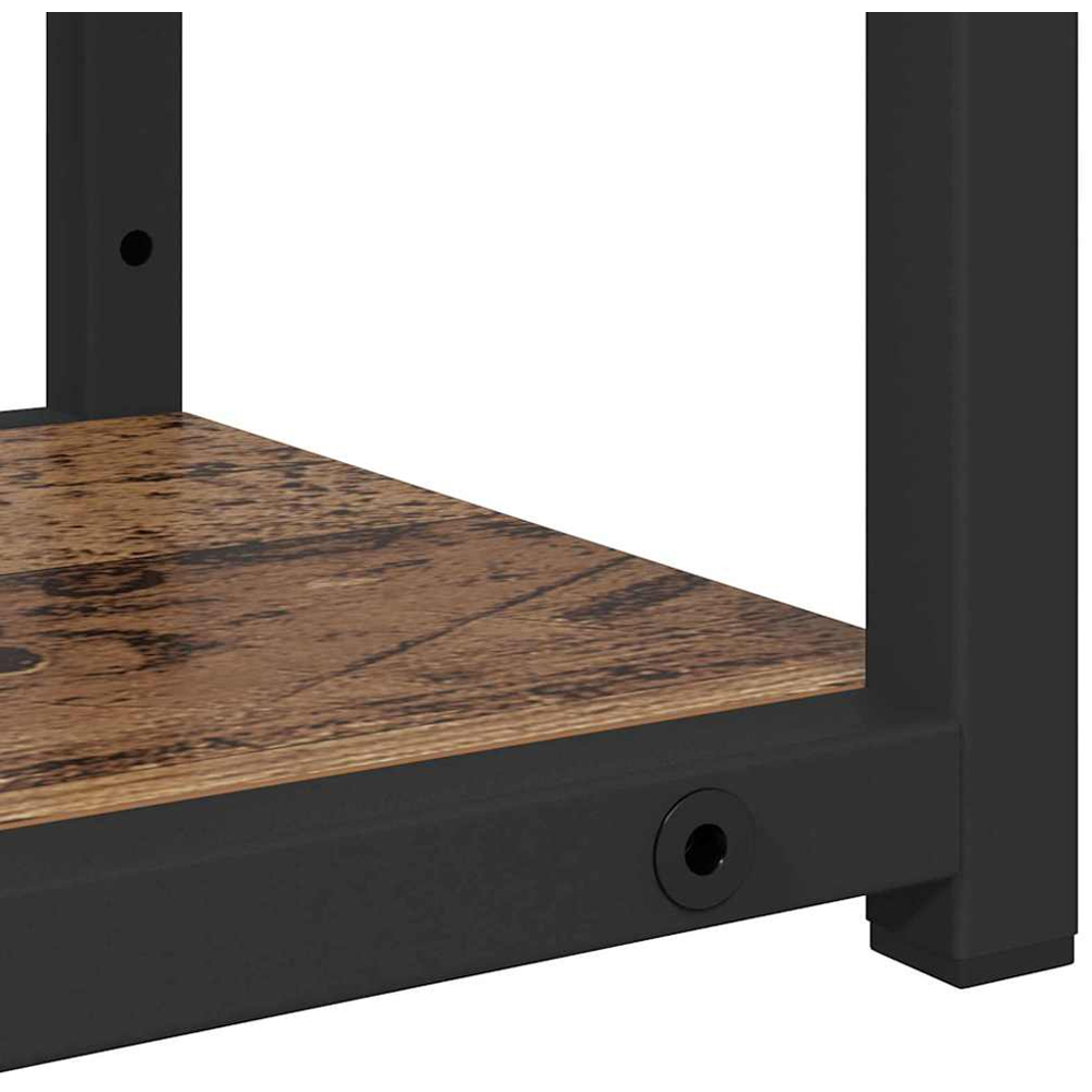 vidaXL 60cm 3 Shelf Old Wood Wall Shelf Image 7