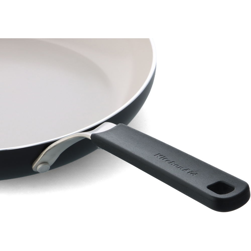 KitchenAid 28cm Matte Black Coloured Aluminium Frypan Image 3