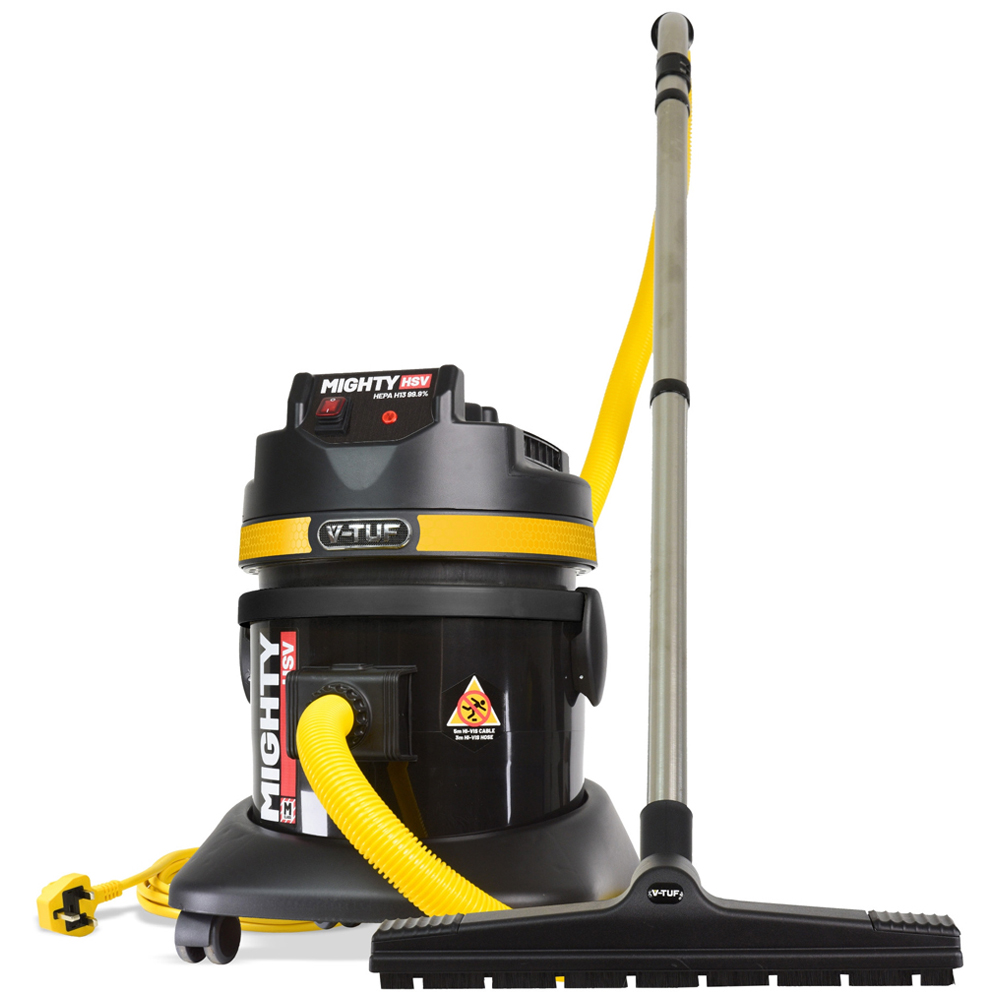 V-TUF MIGHTYHSV240-KIT2 Industrial Dust Extraction Vacuum Cleaner and Dusty Warehouse Sweeper Kit Image 1