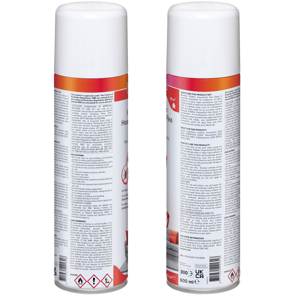 Beaphar FLEAtec Household Flea Spray Image 2