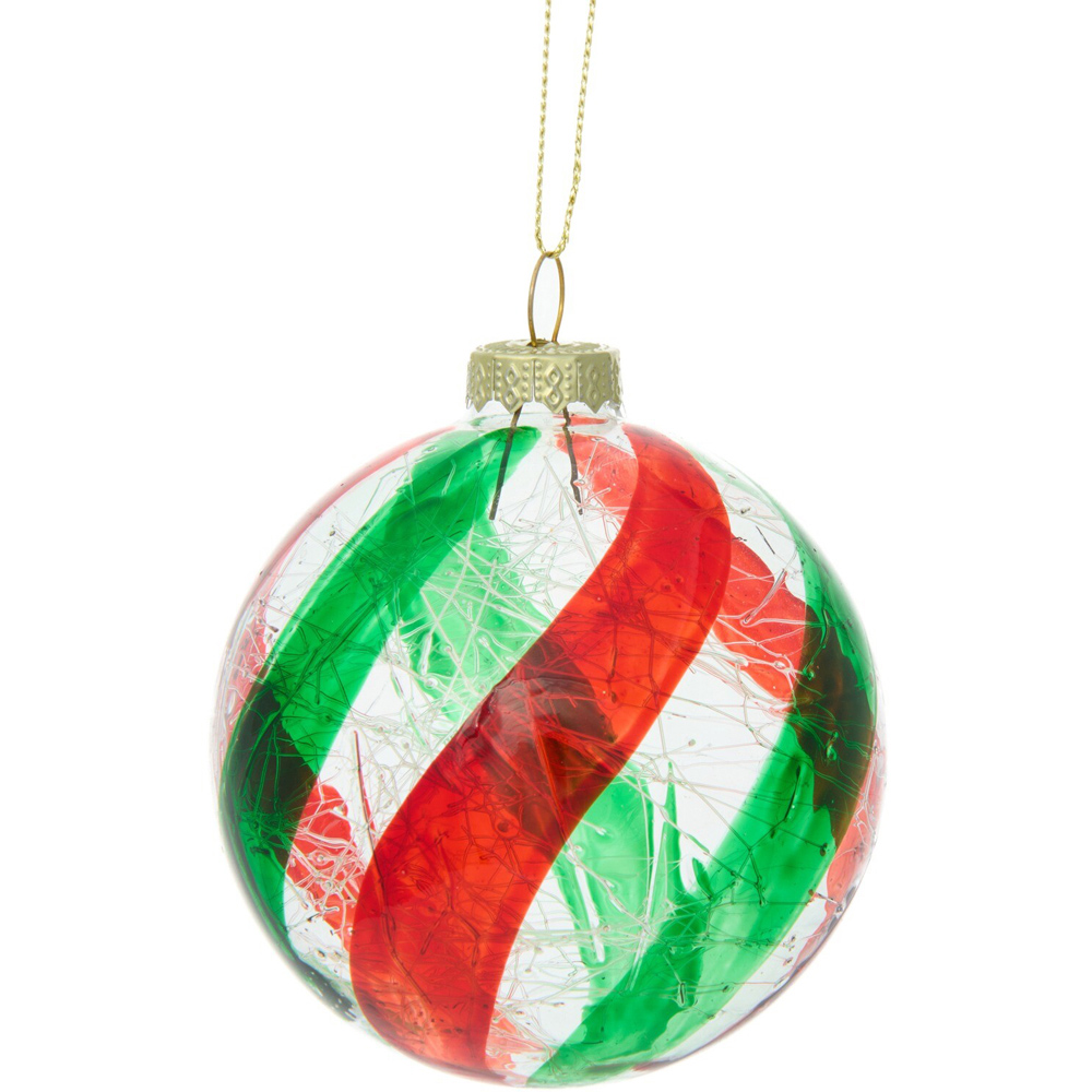 Swirl Striped Bauble Image 4