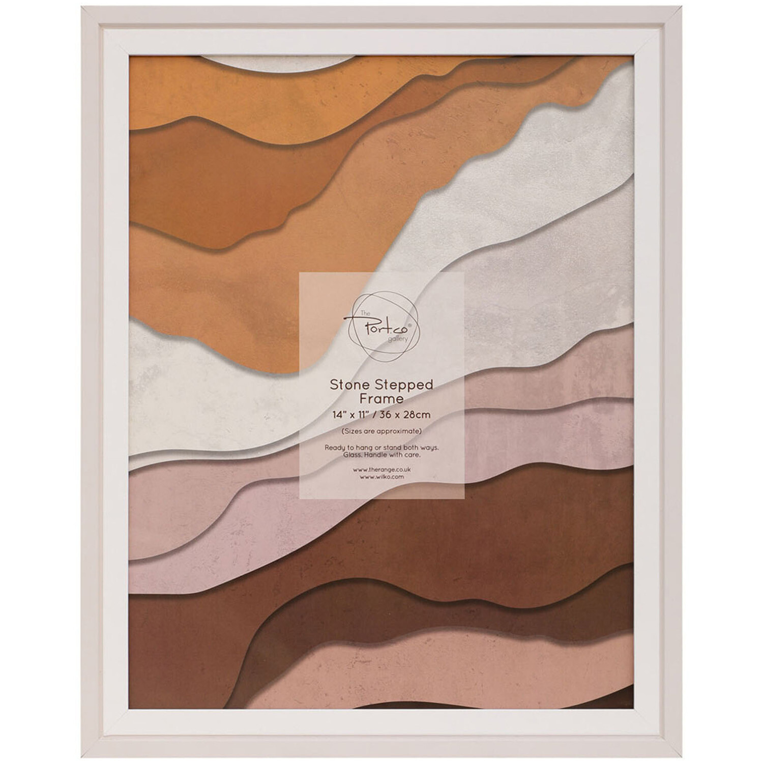 Stepped Frame Stone 14 x 11 inch Image 1