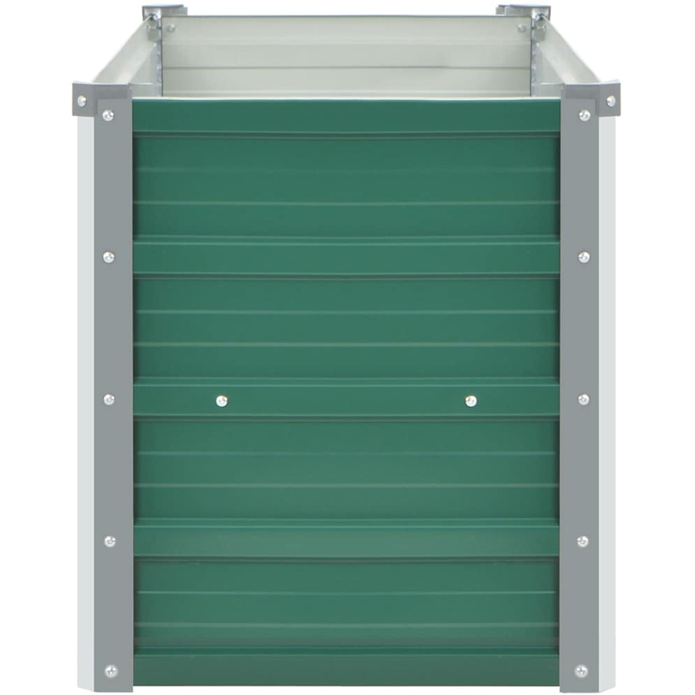 vidaXL Green Galvanised Steel Raised Garden Bed 45 x 100 x 40cm Image 4