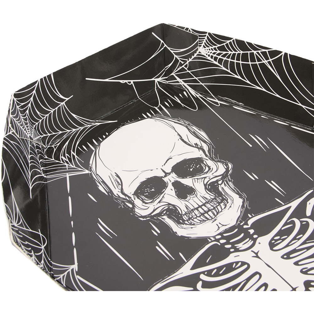 Pack of 2 Coffin Platters Black Image 4