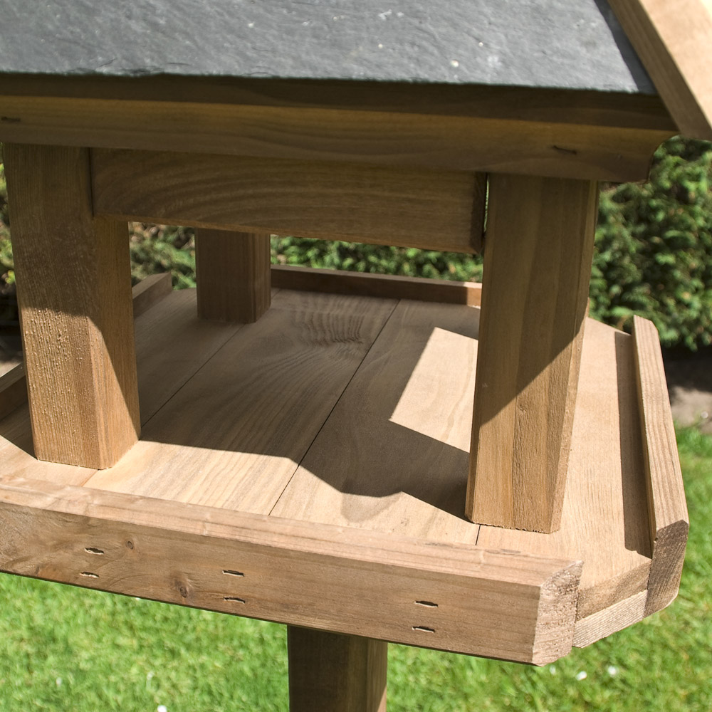 Rowlinson Laverton Natural Softwood Bird Table Image 5